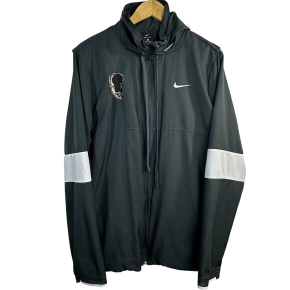 Nike Lipscomb University Bisons Team Player Issued Full Zip Hooded Jacket Sz L - Picture 1 of 9